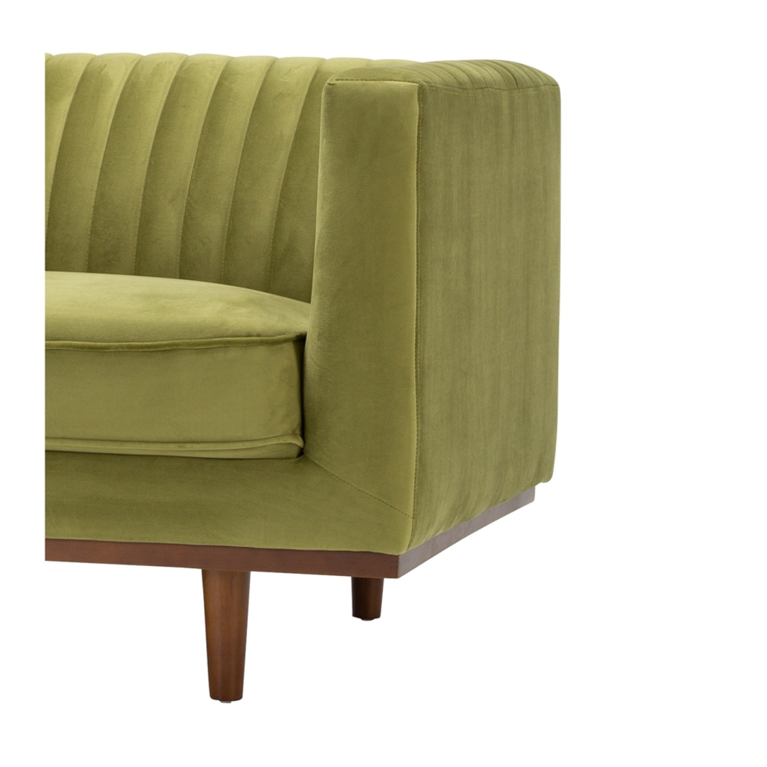 Madison 3 Seater Sofa - Greenery Velvet image 4